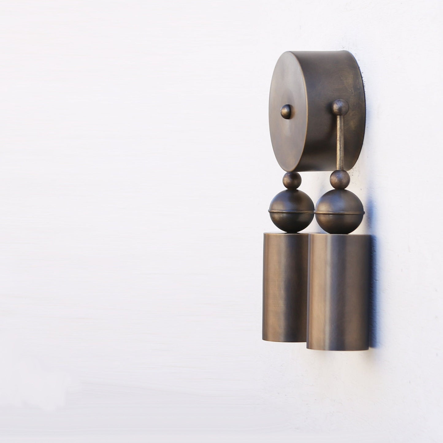 Brass Cylinder Wall Sconce