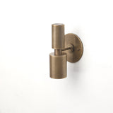 Brass Cylinder Wall Sconce