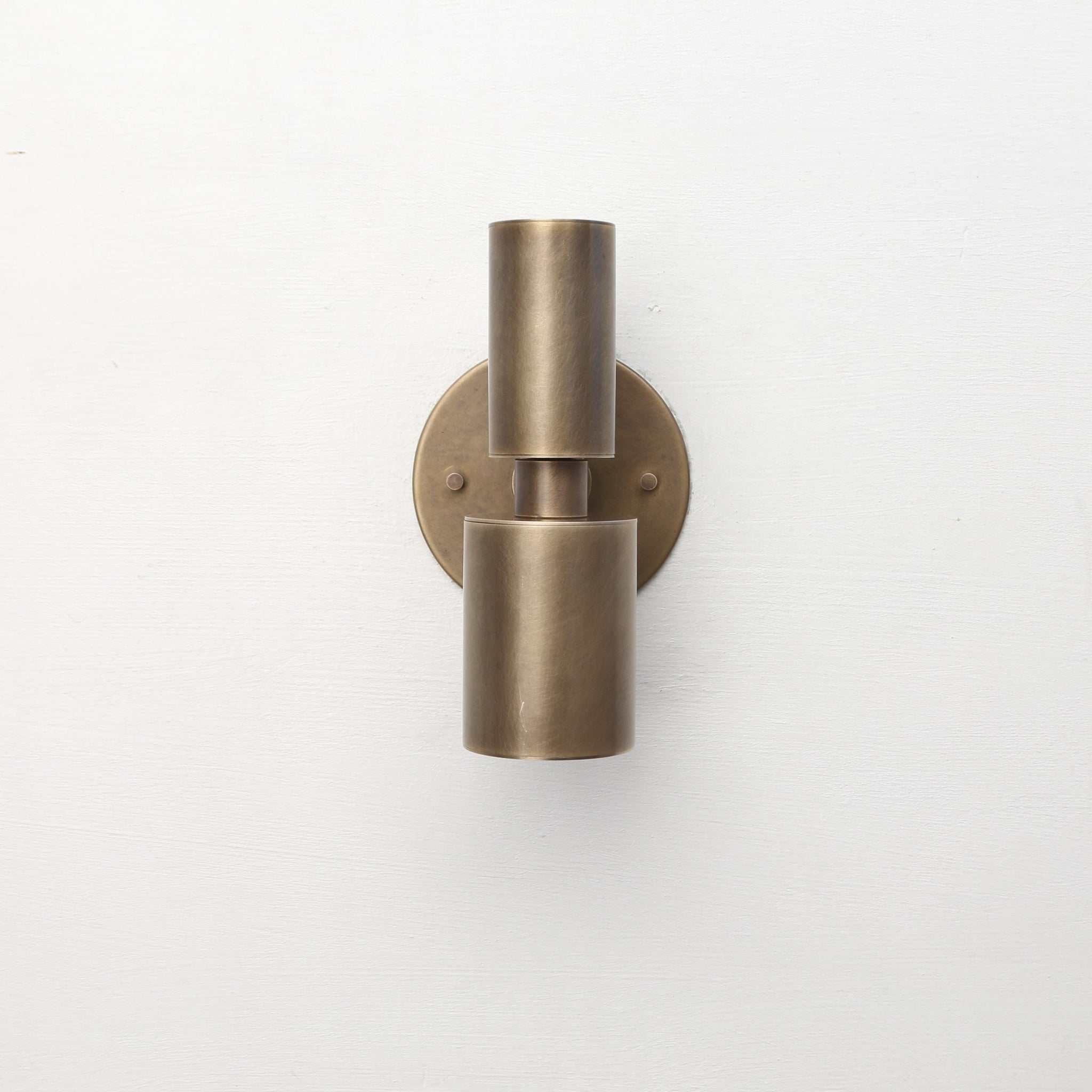 Brass Cylinder Wall Sconce