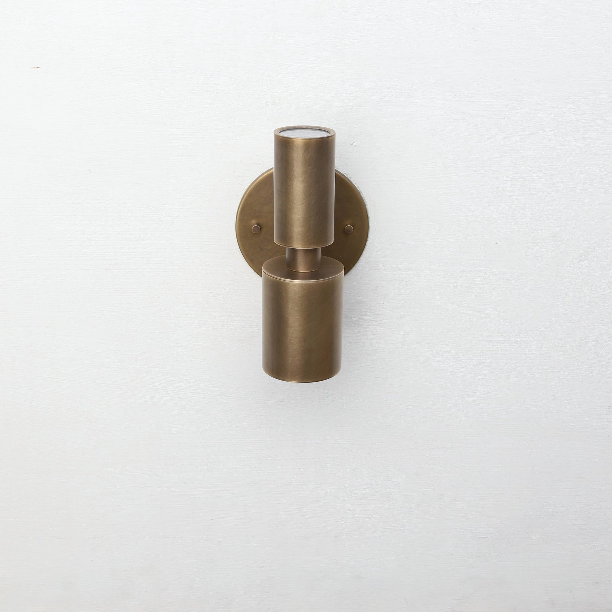 Brass Cylinder Wall Sconce