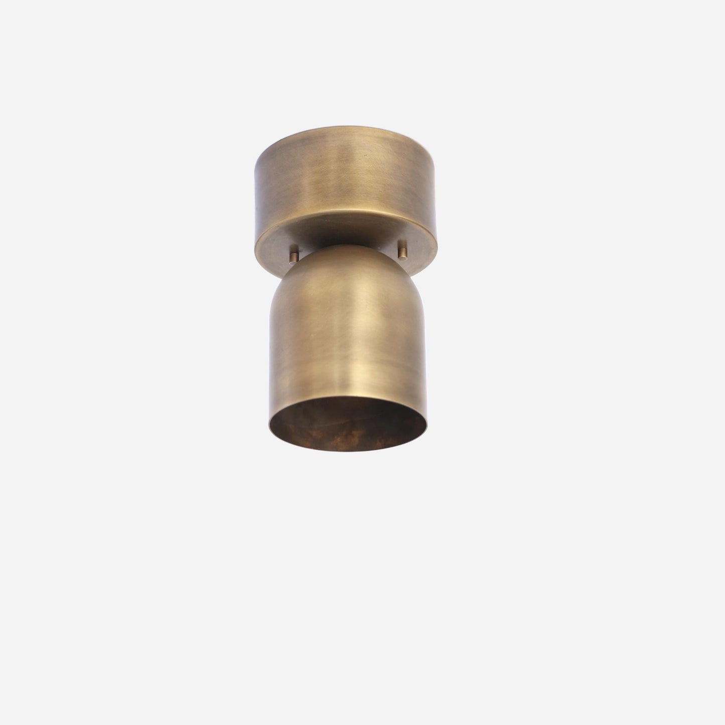 Brass Dome Flush Mount Ceiling Light