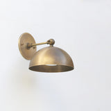 Brass Dome Shade Wall Sconce