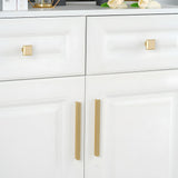 Modern Brass Gold Kitchen Cabinet Edge Handles