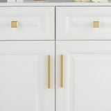 Modern Brass Gold Kitchen Cabinet Edge Handles