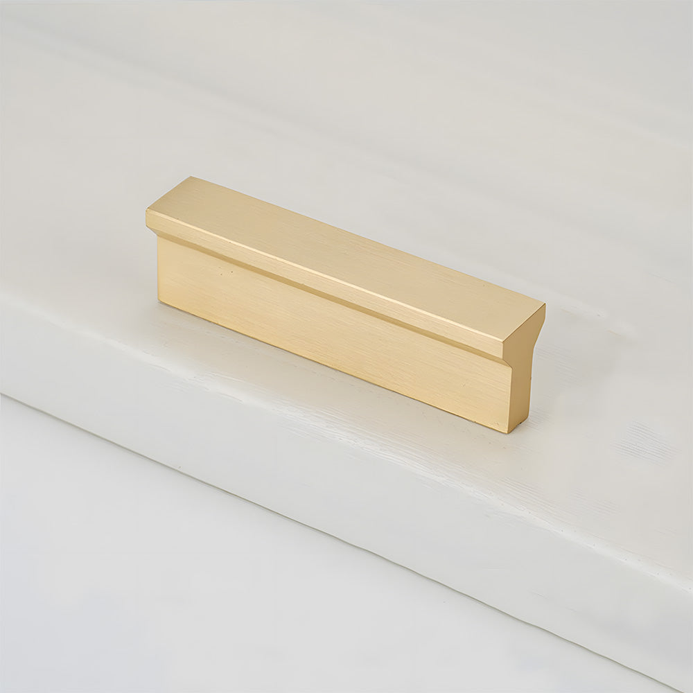 Modern Brass Gold Kitchen Cabinet Edge Handles