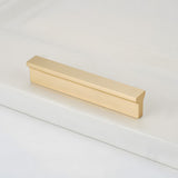 Modern Brass Gold Kitchen Cabinet Edge Handles