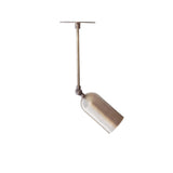 Brass Rod Ceiling Spotlight with Cylinder Shade