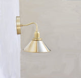 flared shade wall sconce