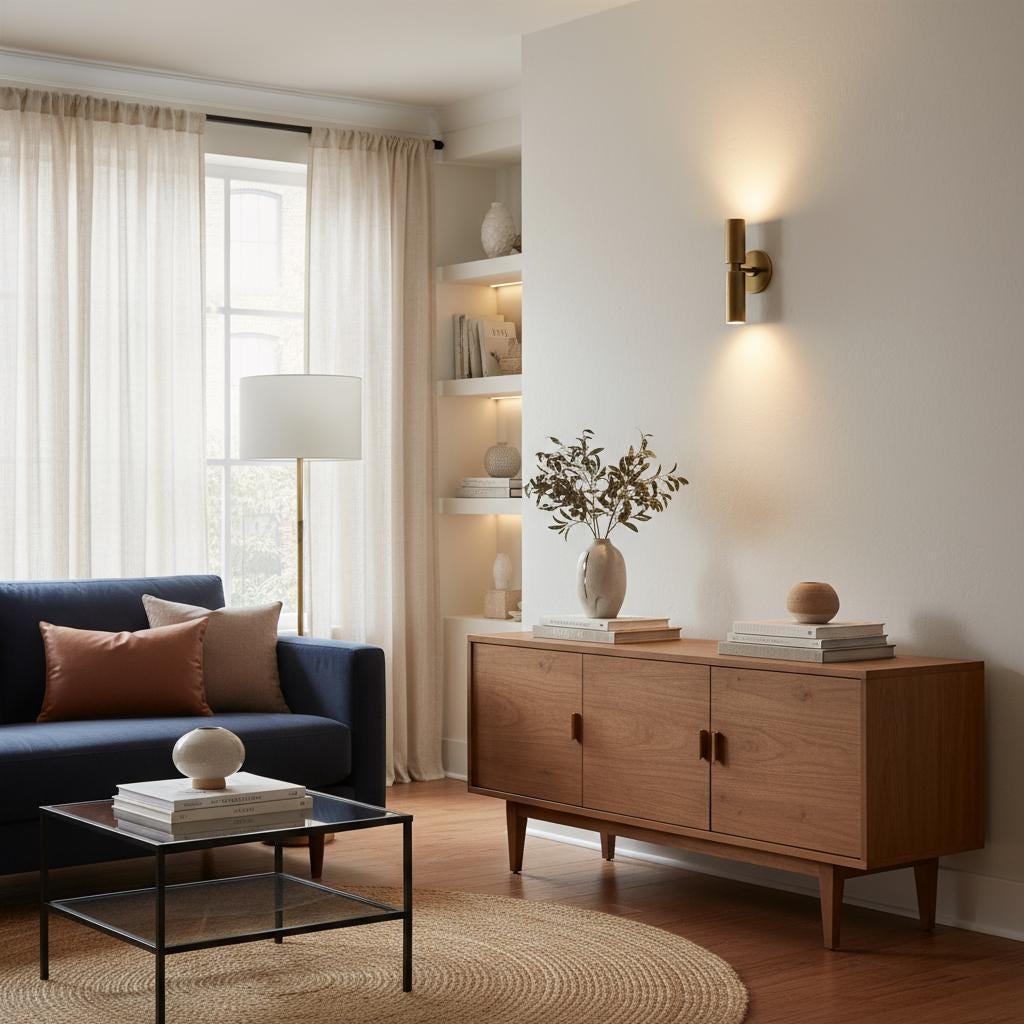 Brass Tube Wall Sconce with Up and Down Light