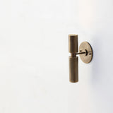 Brass Tube Wall Sconce with Up and Down Light
