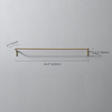 brass towel bar for bathroom