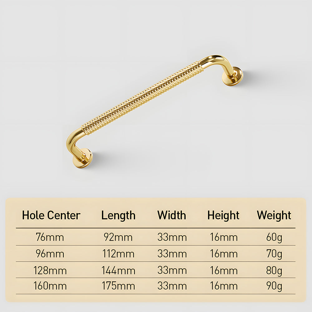 Threaded Wardrobe Kitchen Cabinet Handles