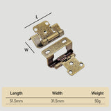 1.5 Inch Self-Closing Semi Wrap Door Hinge