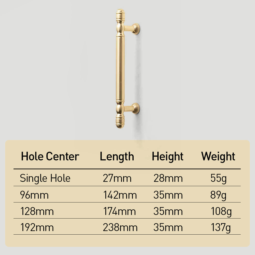 Modern Luxury Gold Kitchen Cabinet Handles