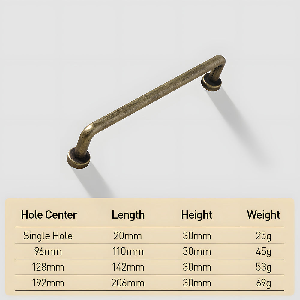 Retro American Hardware Cabinet Handles