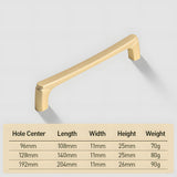 Simple Zinc Alloy Cabinet Wardrobe Handle