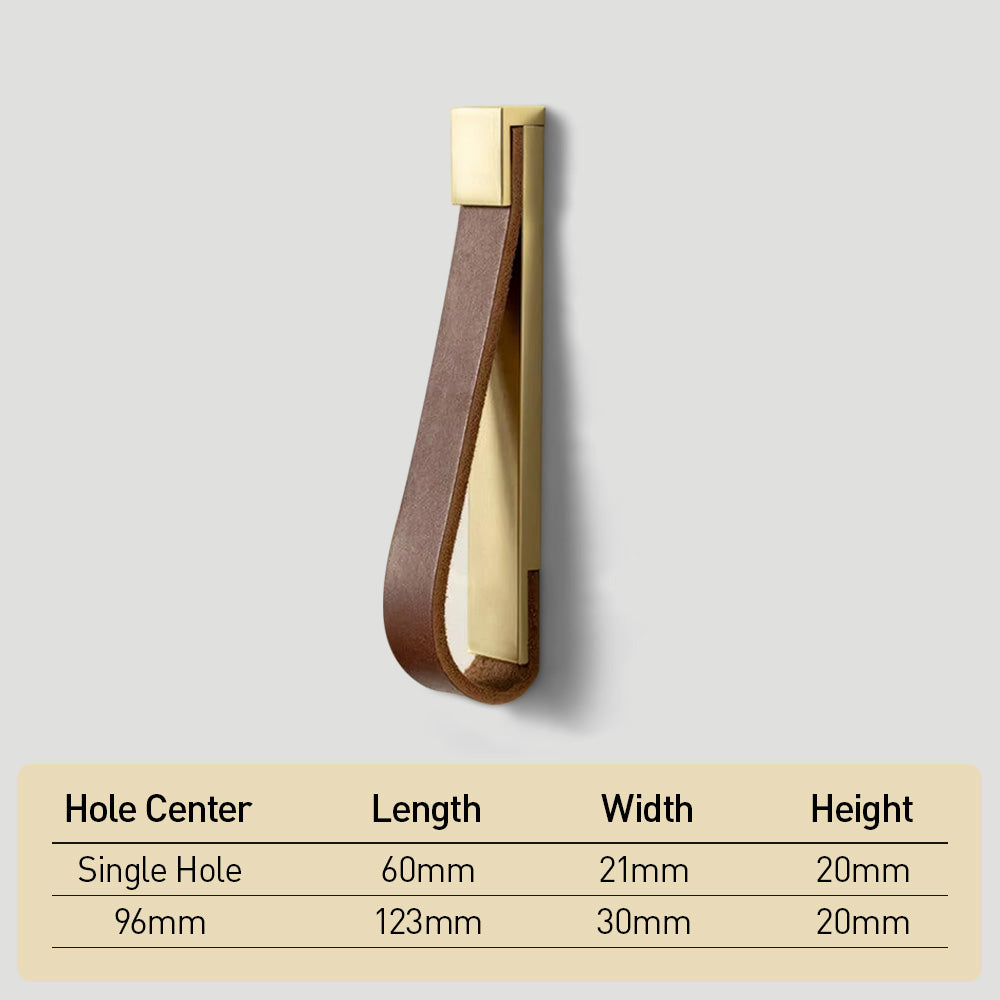 Children's Room Wardrobe Drawer Anti-collision Leather Handle