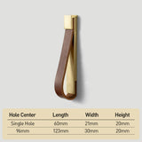 Children's Room Wardrobe Drawer Anti-collision Leather Handle