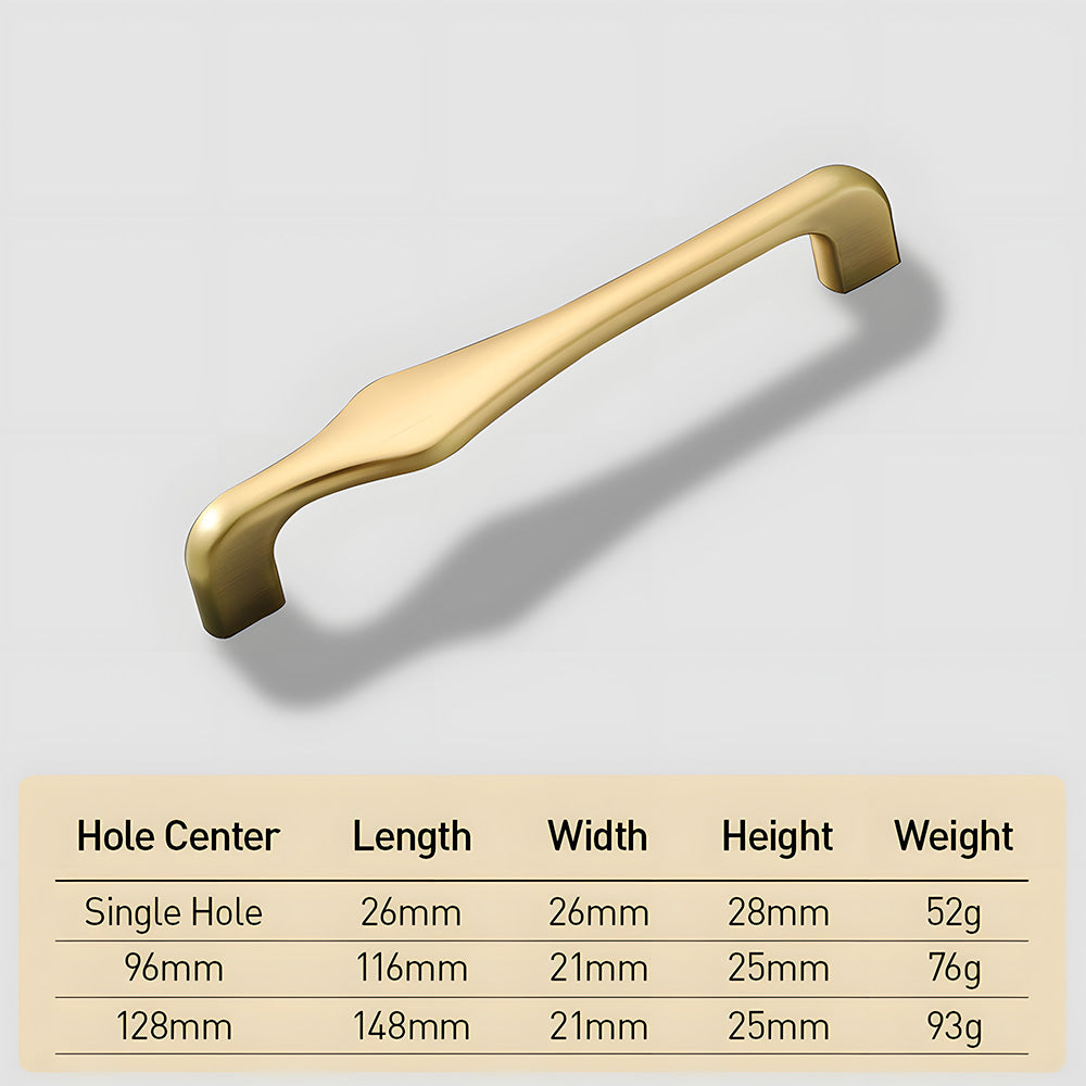 Luxury Solid Zinc Alloy European Style Cabinet Handles