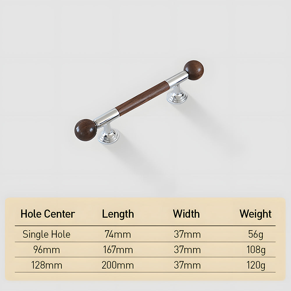 Medieval Brass Wooden Handle