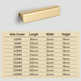 Luxurious Modern Aluminum Alloy Furniture Cabinet Handles For Kitchen