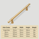 Luxurious Gold Cabinet Handle For Kitchen