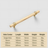 Modern Simple Drawer Door Wooden Cabinet Handle