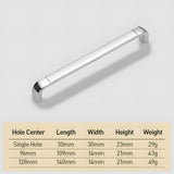 Modern Frosted Bow Cabinet Door Drawer Pull