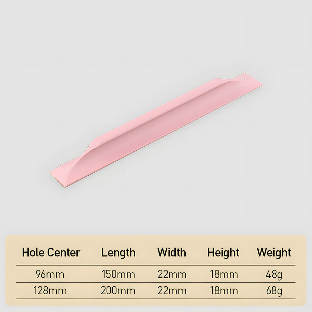 Trapezoidal Modern Kitchen Cabinet Drawer Handle
