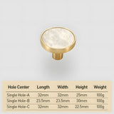 Elegant Exquisite Colored Wardrobe Cabinet Drawer Knob