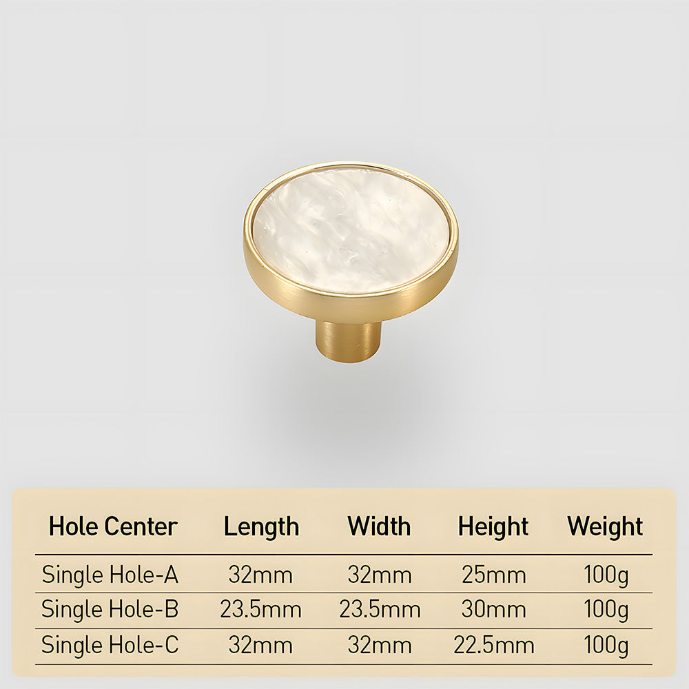 Elegant Exquisite Colored Wardrobe Cabinet Drawer Knob