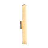 Callisto Vertical Alabaster LED Sconce | Sleek LED Accent for Modern Interiors - View 12