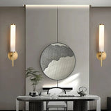 Candle Alabaster Sconce | Warm Ambient Lighting for Elegant Interiors - View 3