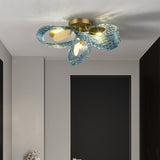 copper gold chandelier