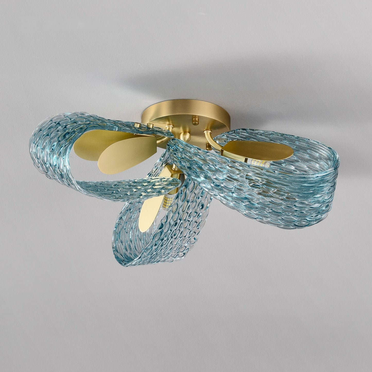 handcrafted glass chandelier