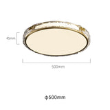 led brass ceiling light