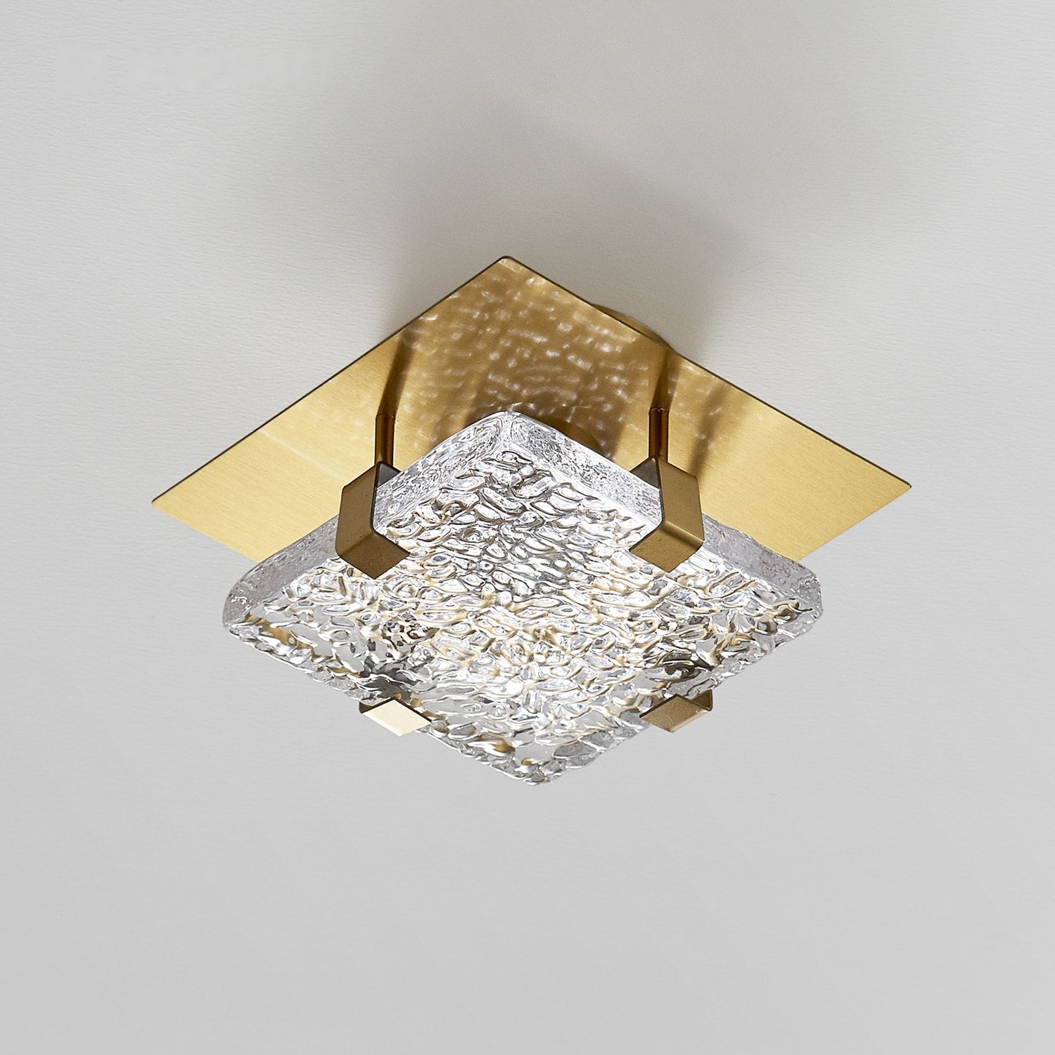brass square ceiling lights