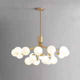 brass flowers chandelier