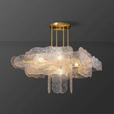 nube glass chandelier lamp
