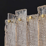 crystal style glass chandelier