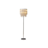 elegant chrome floor lamp