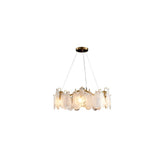 luxury glass chandelier