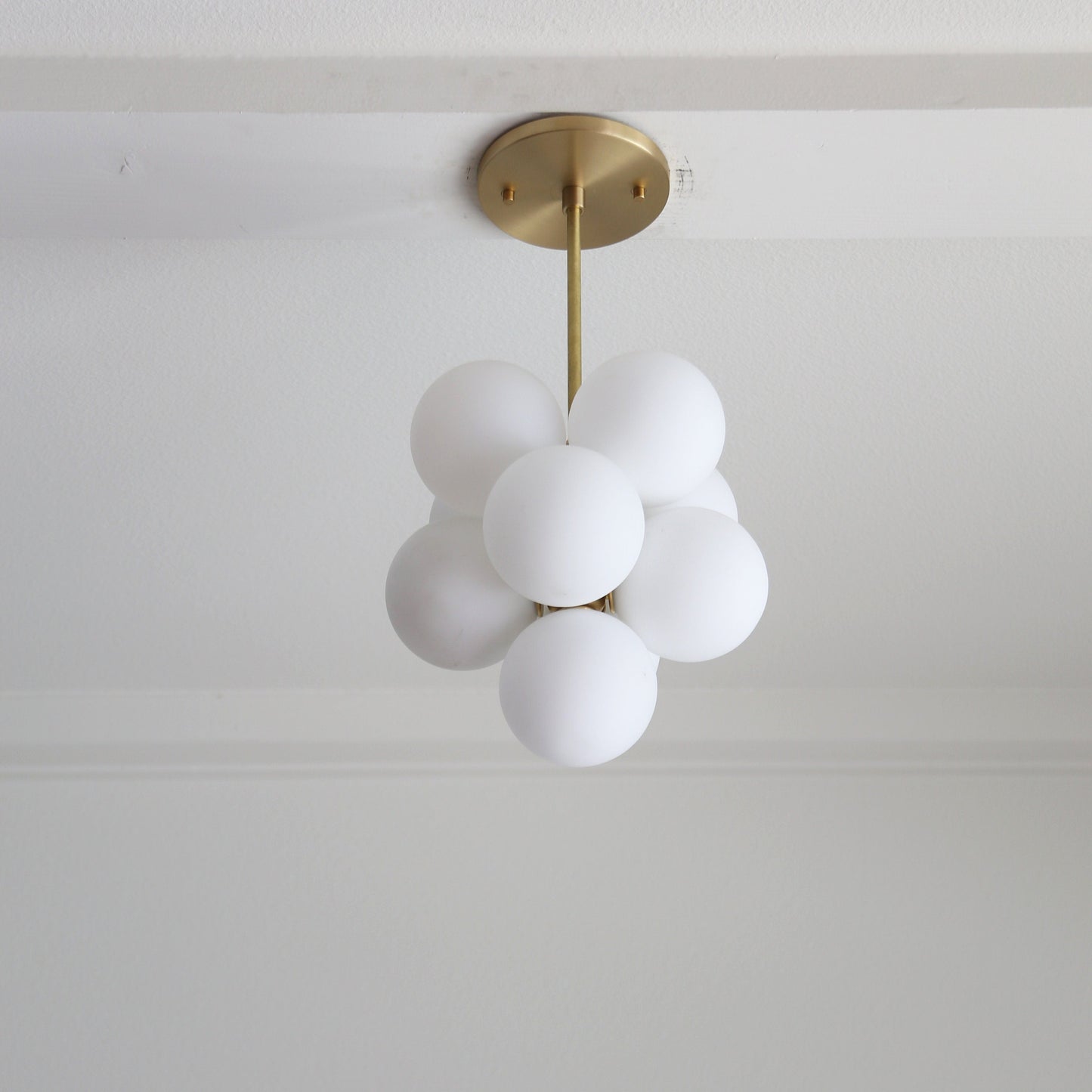 Clustered Glass Globe Ceiling Light
