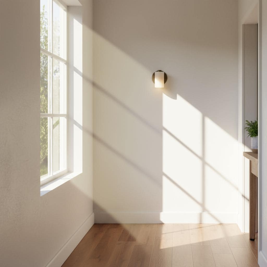 Compact Alabaster Cylinder Wall Sconce