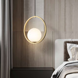 simple glass globe chandelier