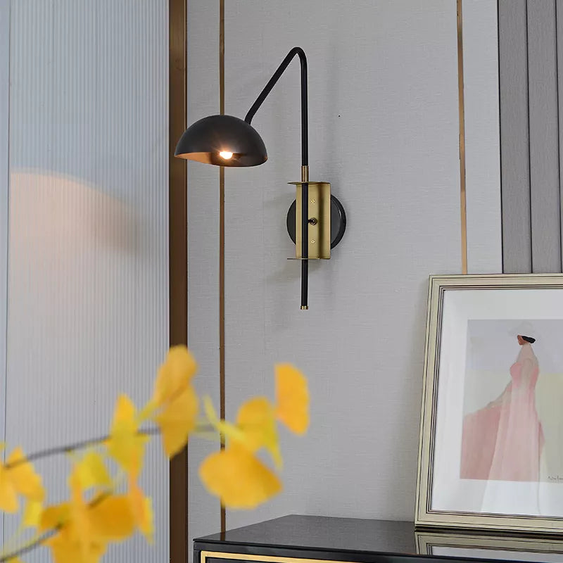 swing sconce with switch