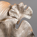 marble table lamp in ginkgo shape