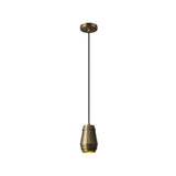 rustic copper hanging lamp