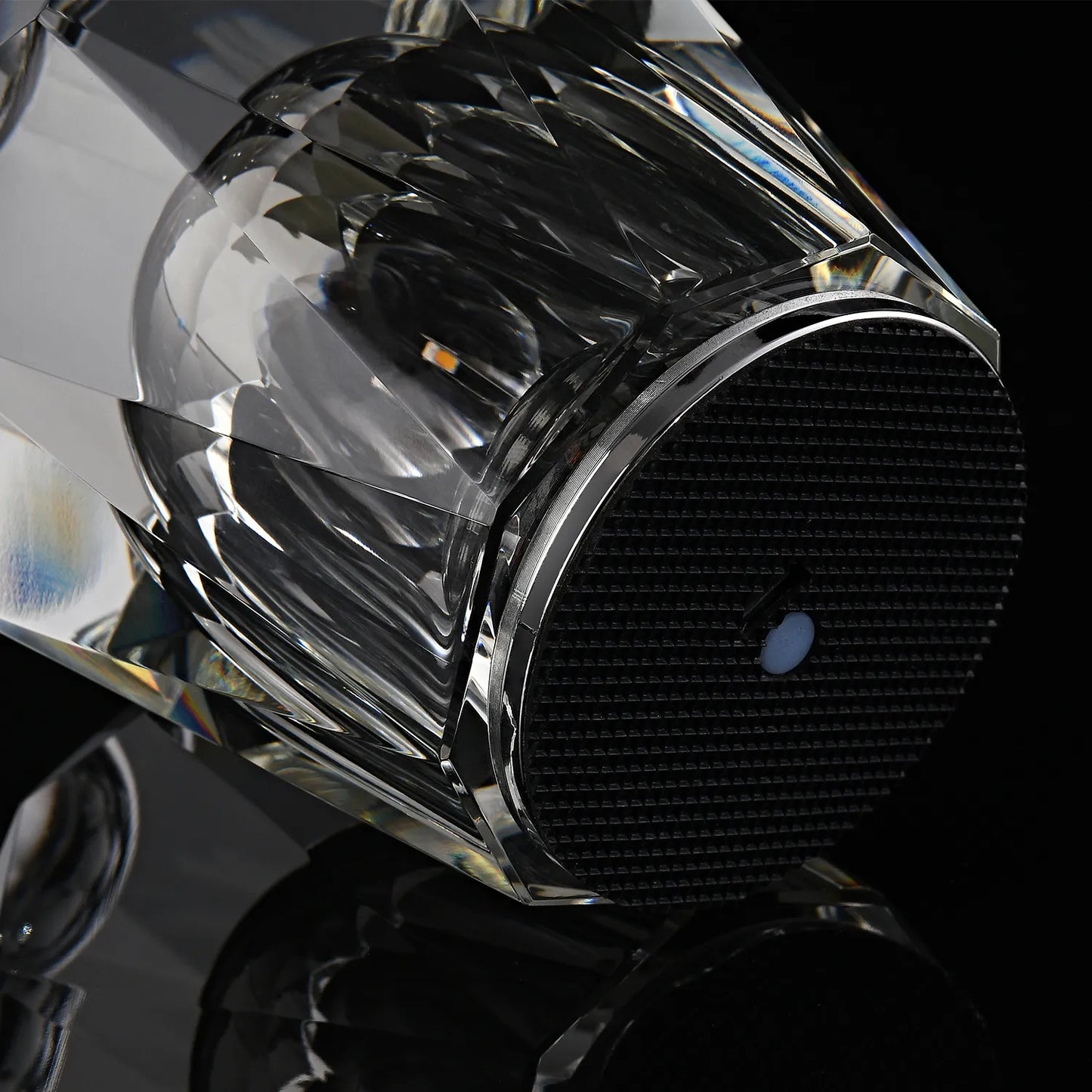 table lamp with crystal diamond