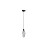 modern crystal long chandelier